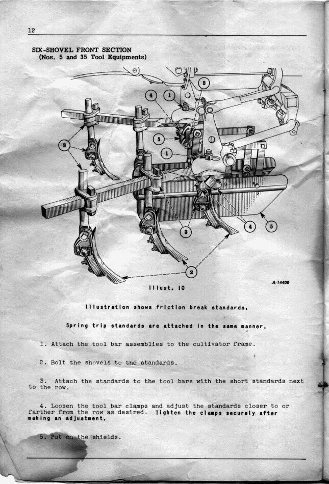 [DIAGRAM] Farmall Cub Cultivator Diagram